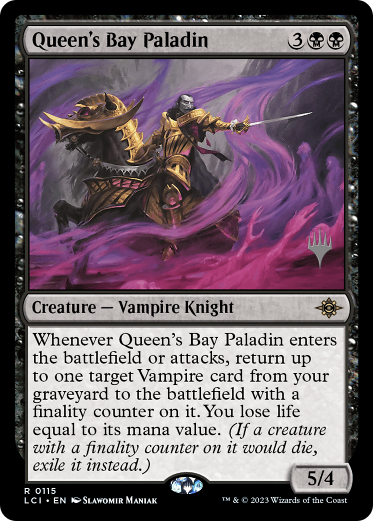 Queen's Bay Paladin (PPLCI-115P) - The Lost Caverns of Ixalan Promos Foil
