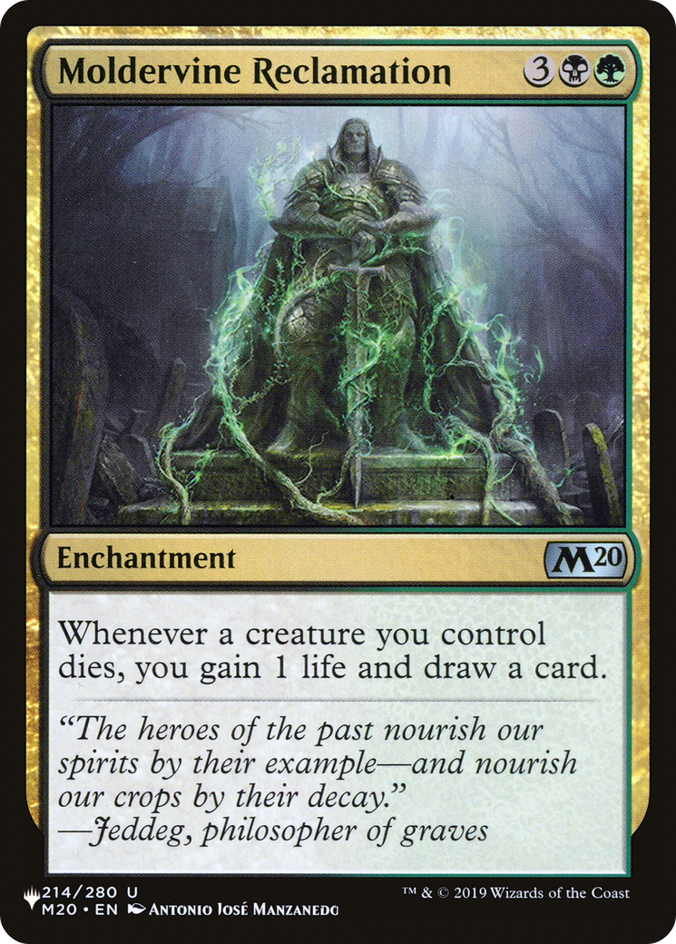 Moldervine Reclamation (LIST-214/280) - The List