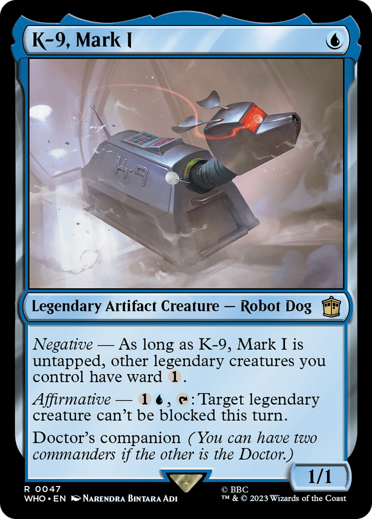 K-9, Mark I (WHO-047) - Doctor Who