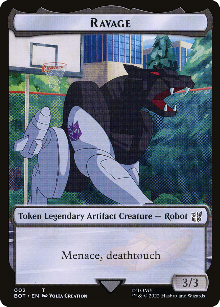 Ravage (BOT-002) - Transformers Tokens Foil