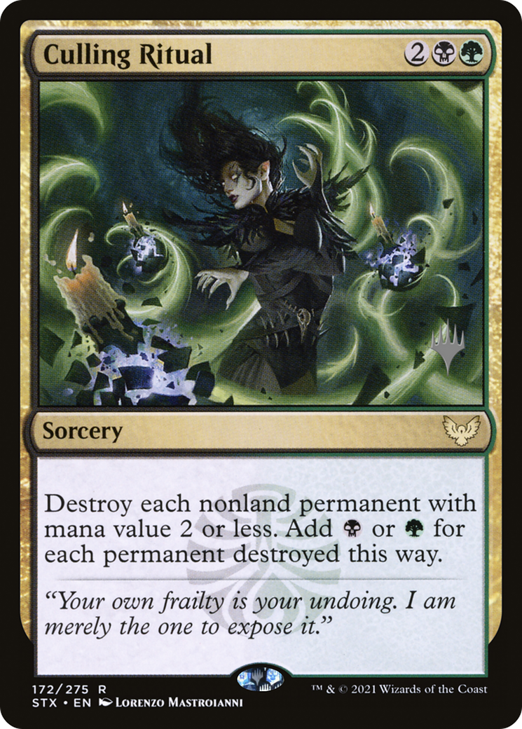 Culling Ritual (PPSTX-172) - Strixhaven: School of Mages Promos Foil