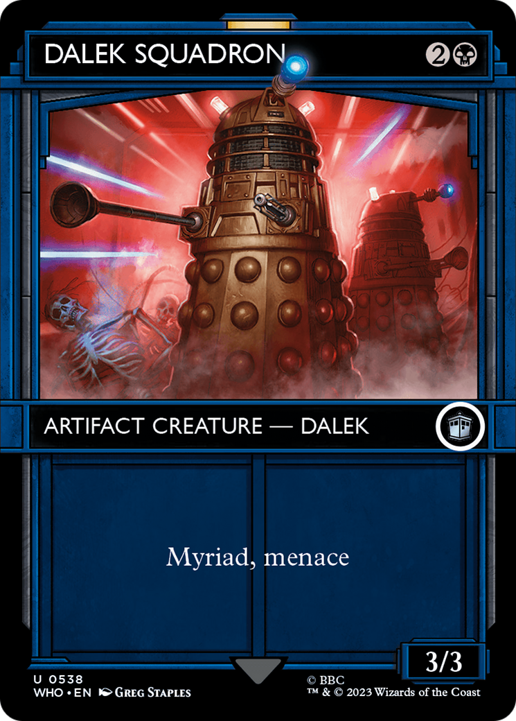 Dalek Squadron (WHO-538) - Doctor Who: (Showcase) (Borderless) Foil