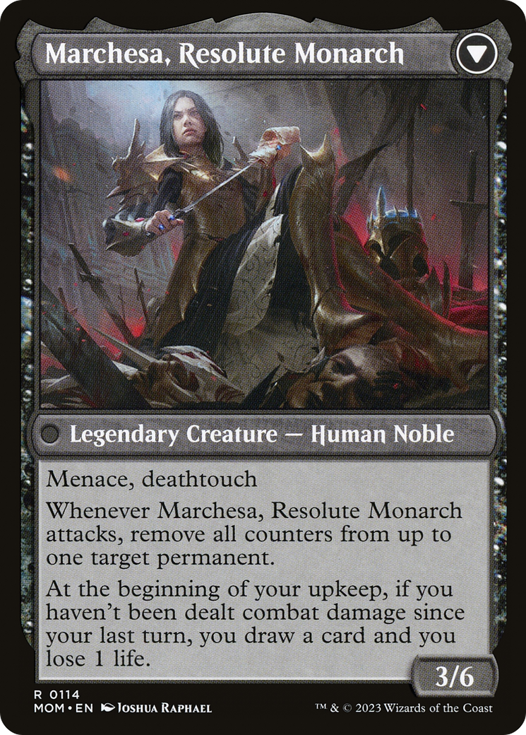 Invasion of Fiora // Marchesa, Resolute Monarch (MOM-114) - March of the Machine