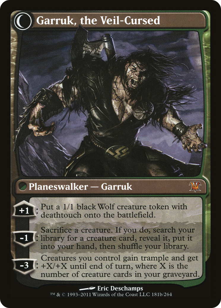 Garruk Relentless (ISD-181) - Innistrad: (Double Faced Transform)