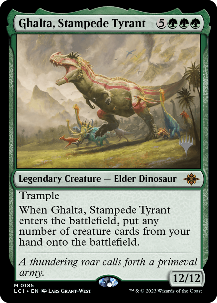 Ghalta, Stampede Tyrant (PPLCI-185P) - The Lost Caverns of Ixalan Promos