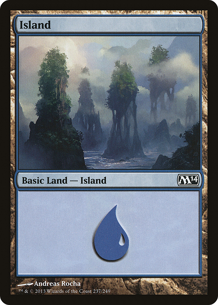 Island (237) (M14-237) - Magic 2014
