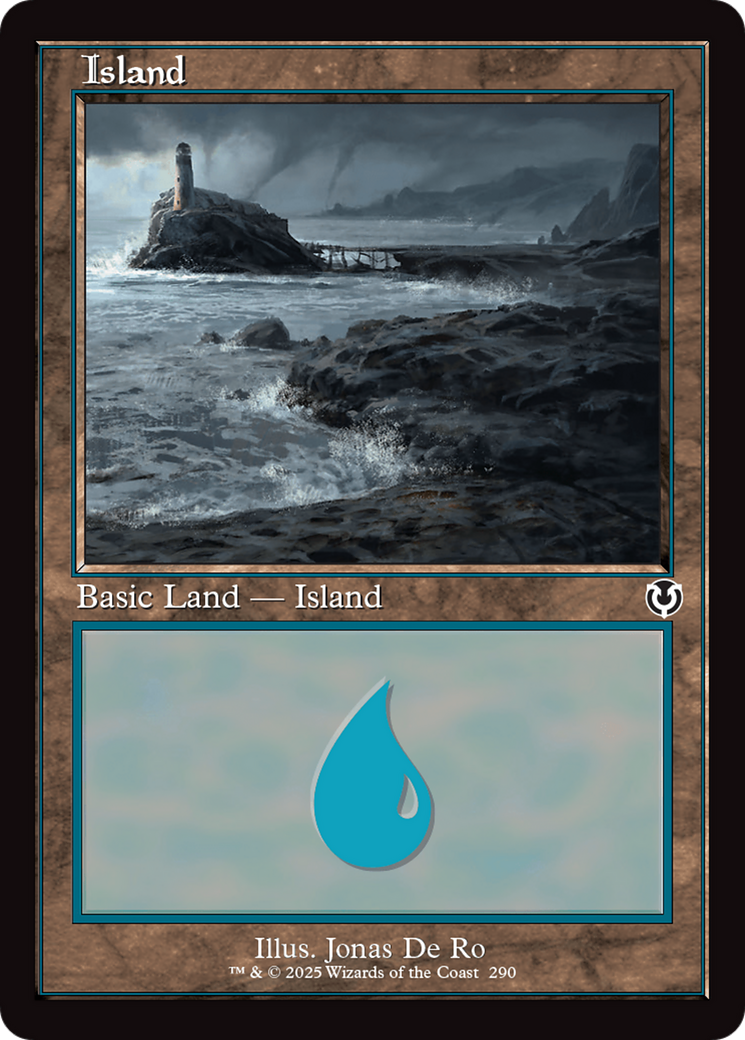 Island (290) (Retro Frame) (INR-290) - Innistrad Remastered Foil