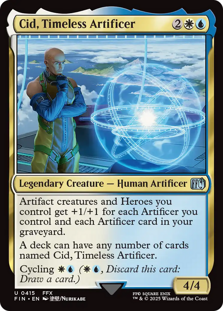 Cid, Timeless Artificer (FIN-415) - FINAL FANTASY Foil