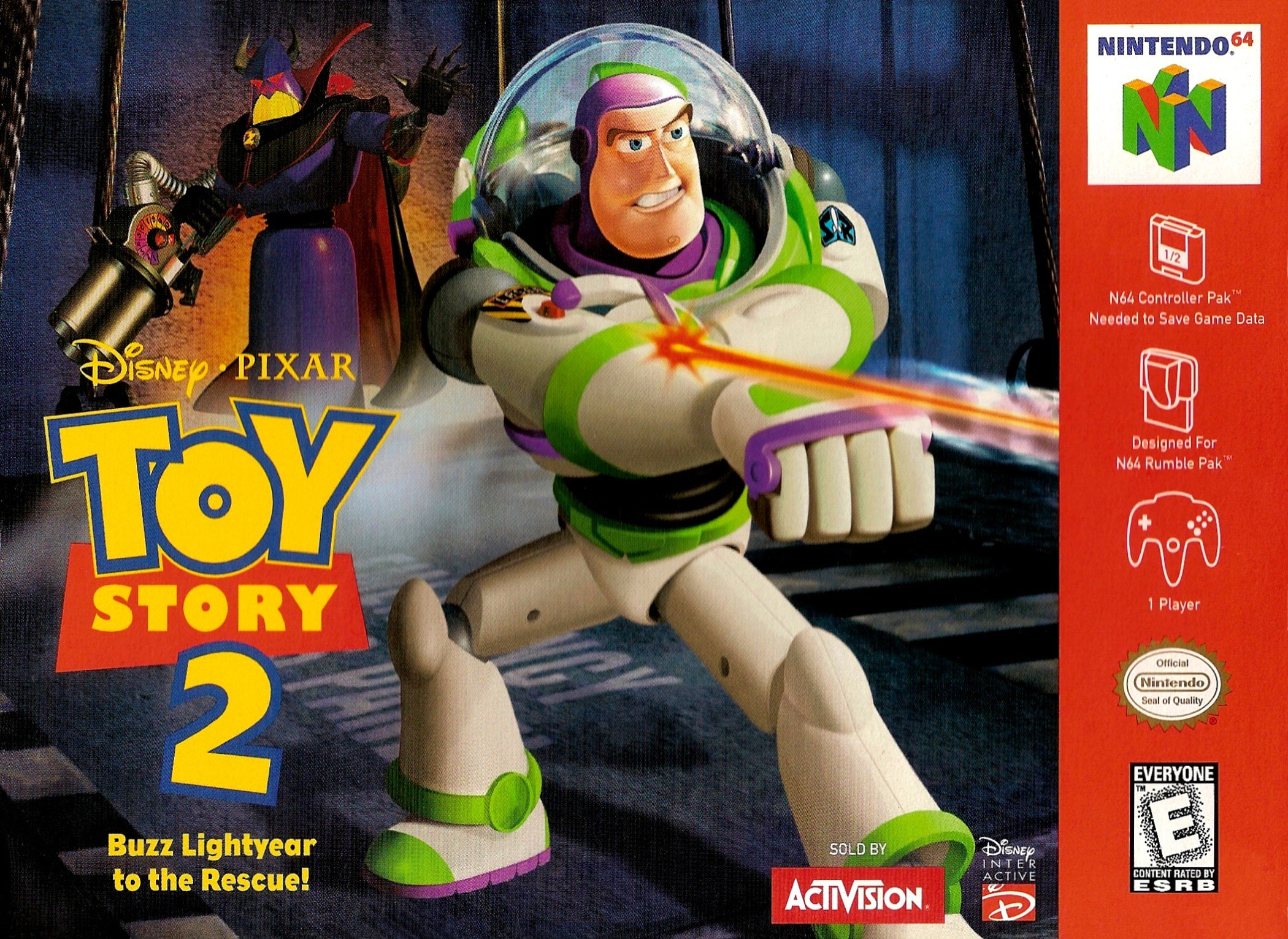 Toy Story 2: Buzz Lightyear to the Rescue! - Nintendo 64 (N64)