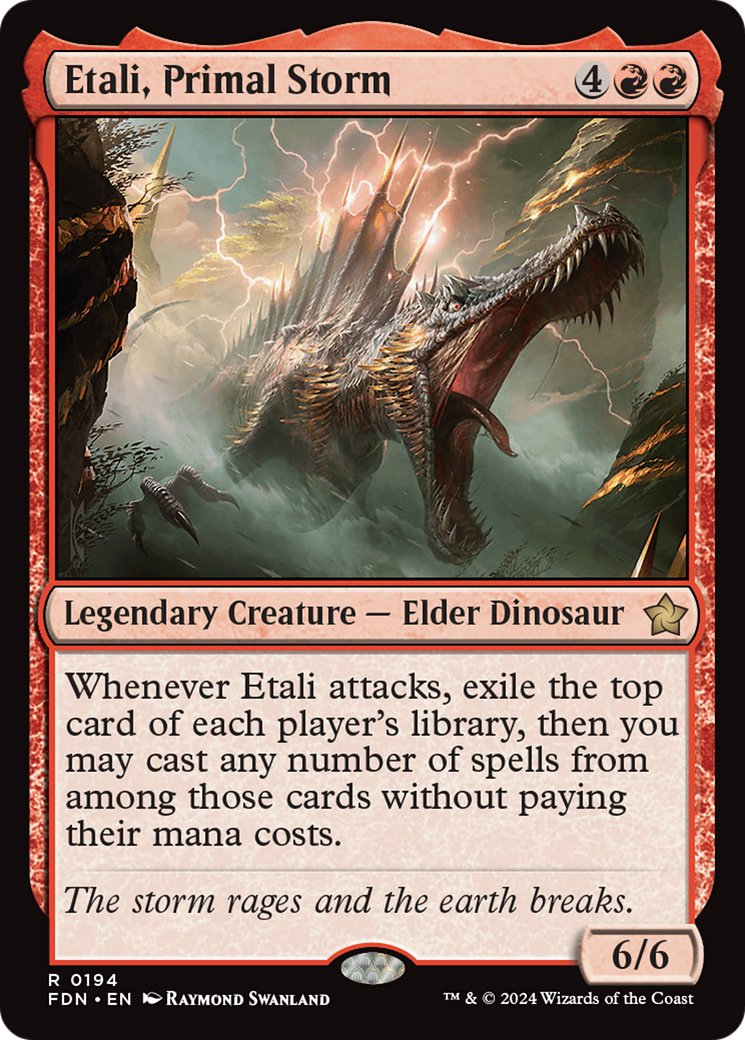 Etali, Primal Storm (FDN-194) - Foundations Foil