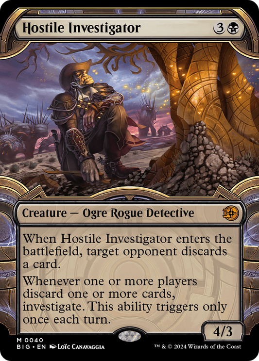Hostile Investigator (BIG-040) - The Big Score: (Showcase) Foil
