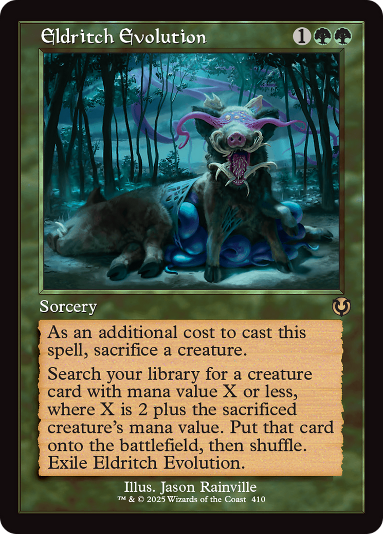 Eldritch Evolution (Retro Frame) (INR-410) - Innistrad Remastered Foil