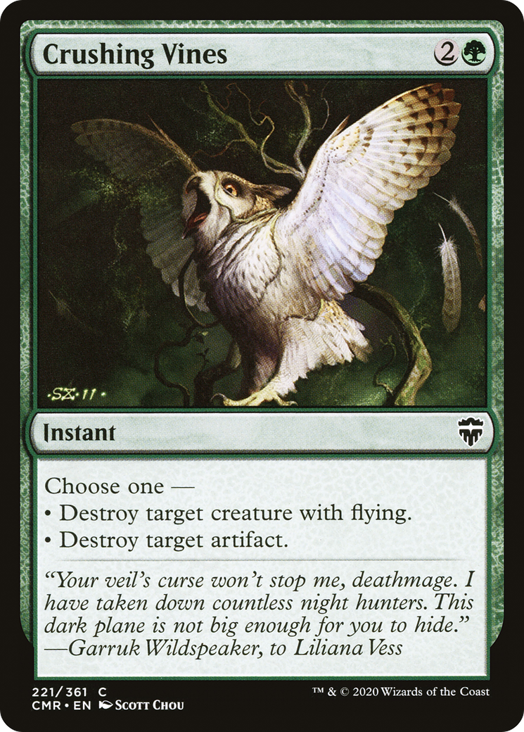 Crushing Vines (CMR-221) - Commander Legends