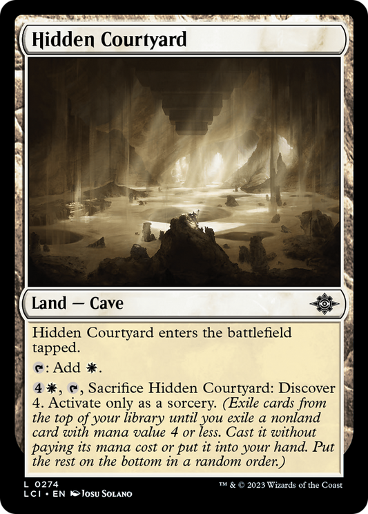 Hidden Courtyard (LCI-274) - The Lost Caverns of Ixalan Foil