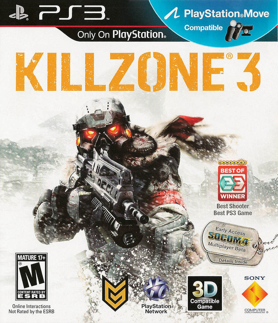 Kill Zone 3 - PlayStation 3 (PS3)