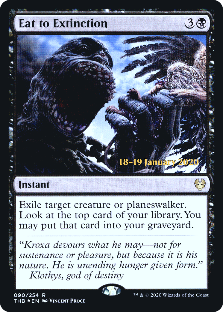 Eat to Extinction (PRE-090) - Theros Beyond Death Promos Foil