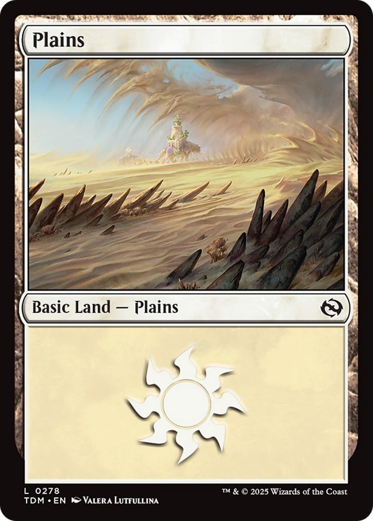 Plains (TDM-278) - Tarkir: Dragonstorm Foil