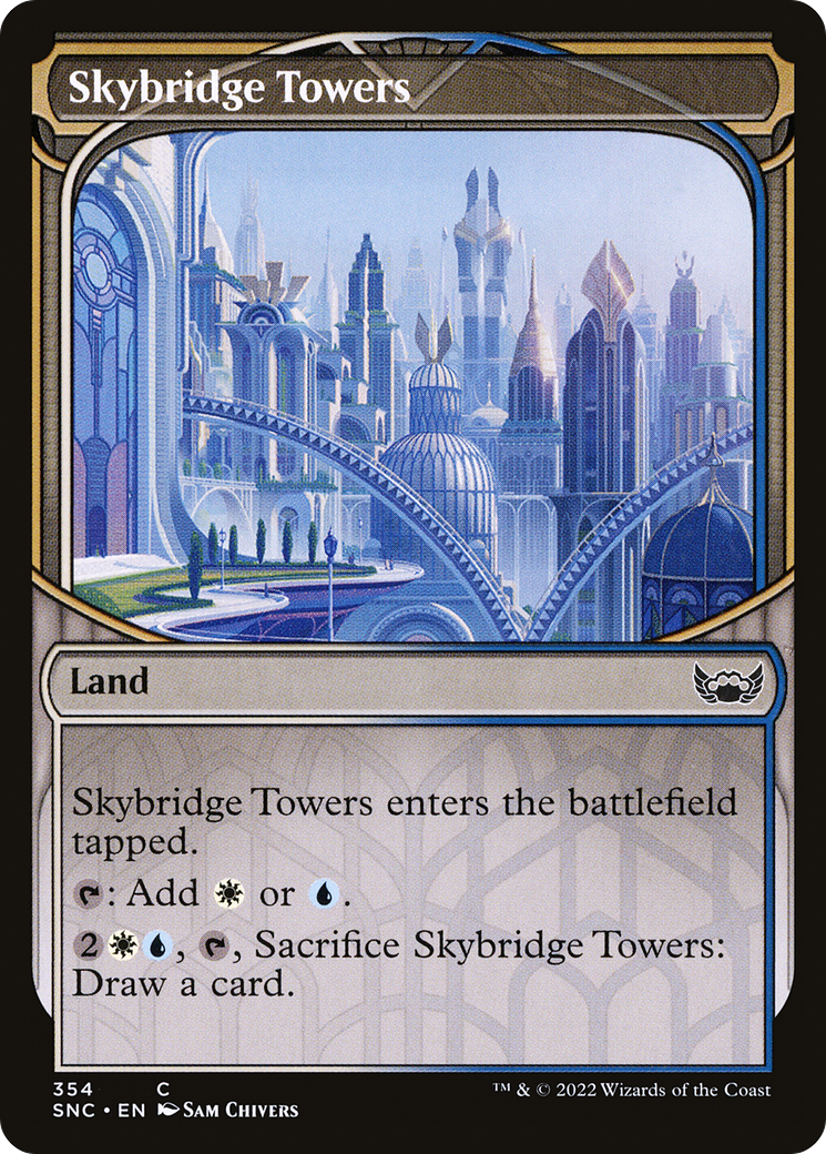 Skybridge Towers (Showcase) (SNC-354) - Streets of New Capenna: (Showcase)
