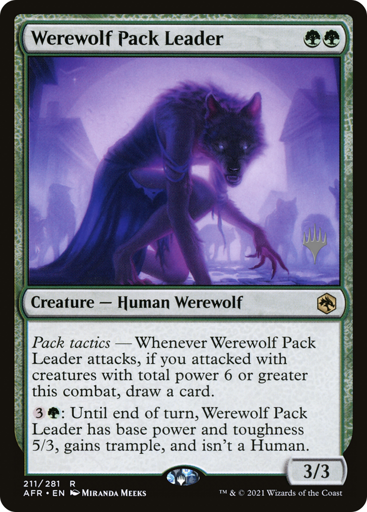 Werewolf Pack Leader (PPAFR-211) - Adventures in the Forgotten Realms Promos