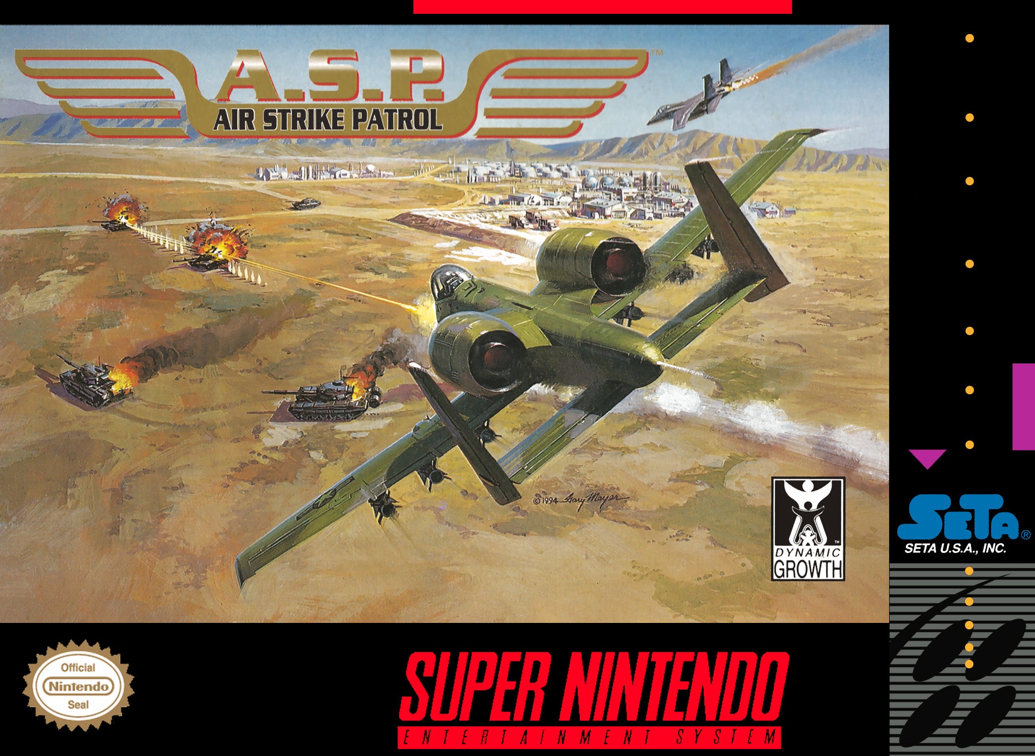 A.S.P. Air Strike Patrol - Super Nintendo (SNES)