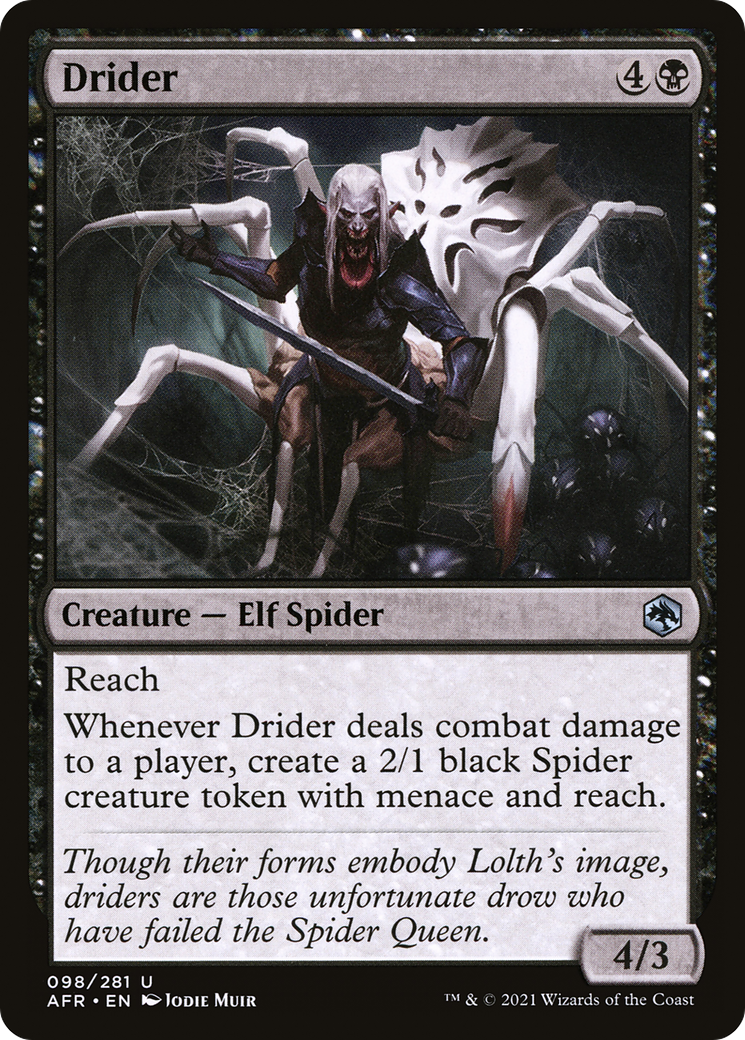 Drider (AFR-098) - Adventures in the Forgotten Realms