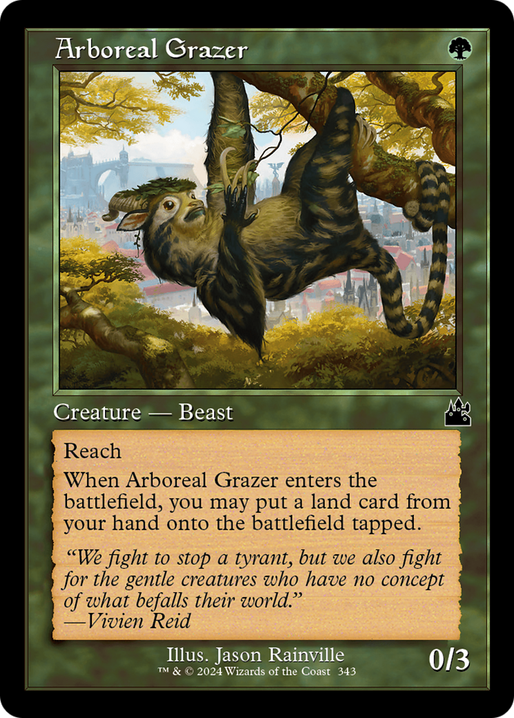 Arboreal Grazer (RVR-343) - Ravnica Remastered