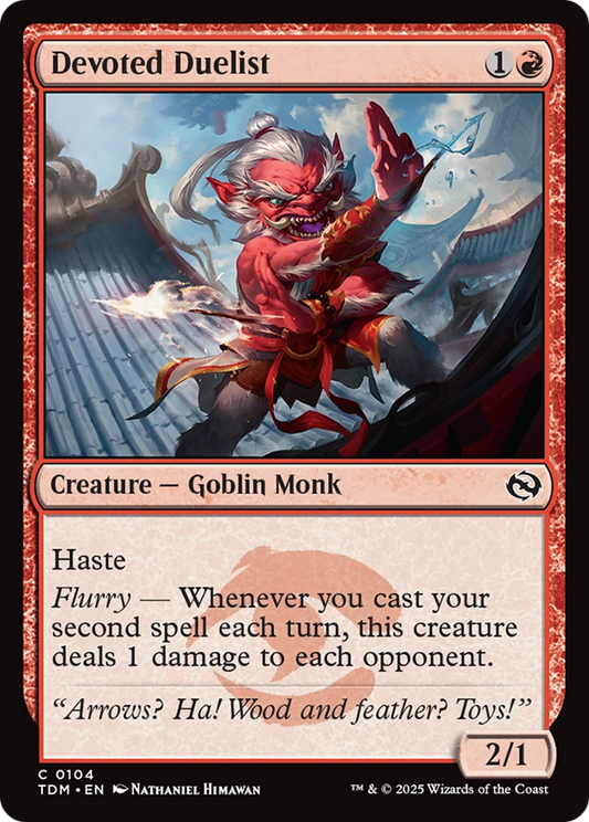 Devoted Duelist (TDM-104) - Tarkir: Dragonstorm Foil