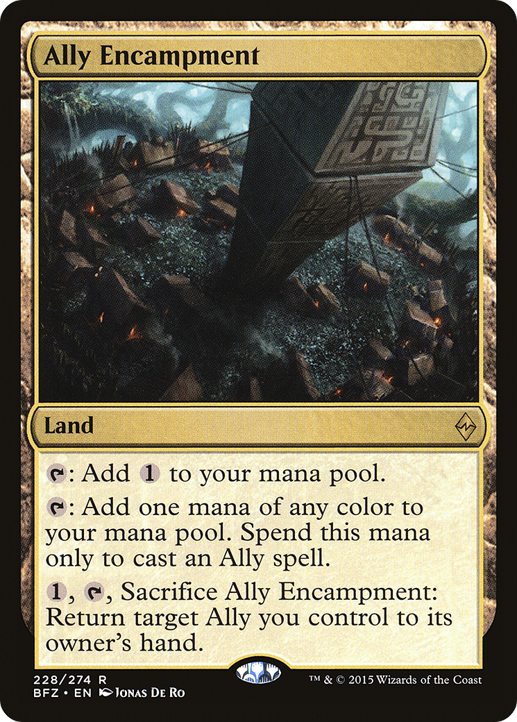 Ally Encampment (BFZ-228) - Battle for Zendikar