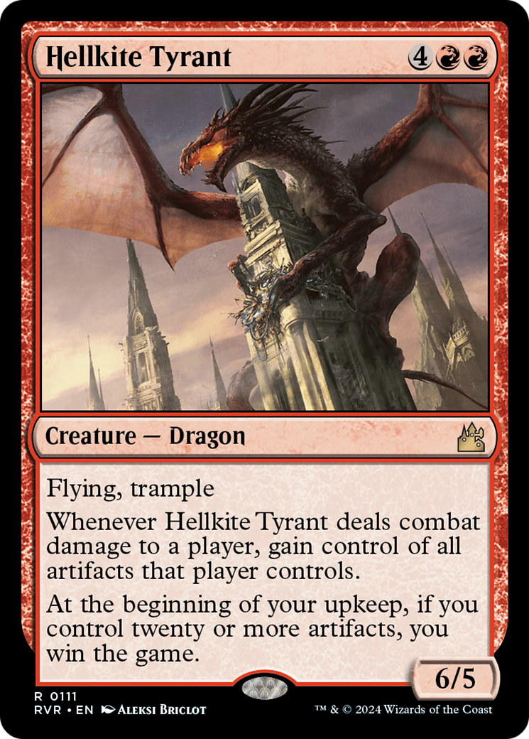 Hellkite Tyrant (RVR-111) - Ravnica Remastered