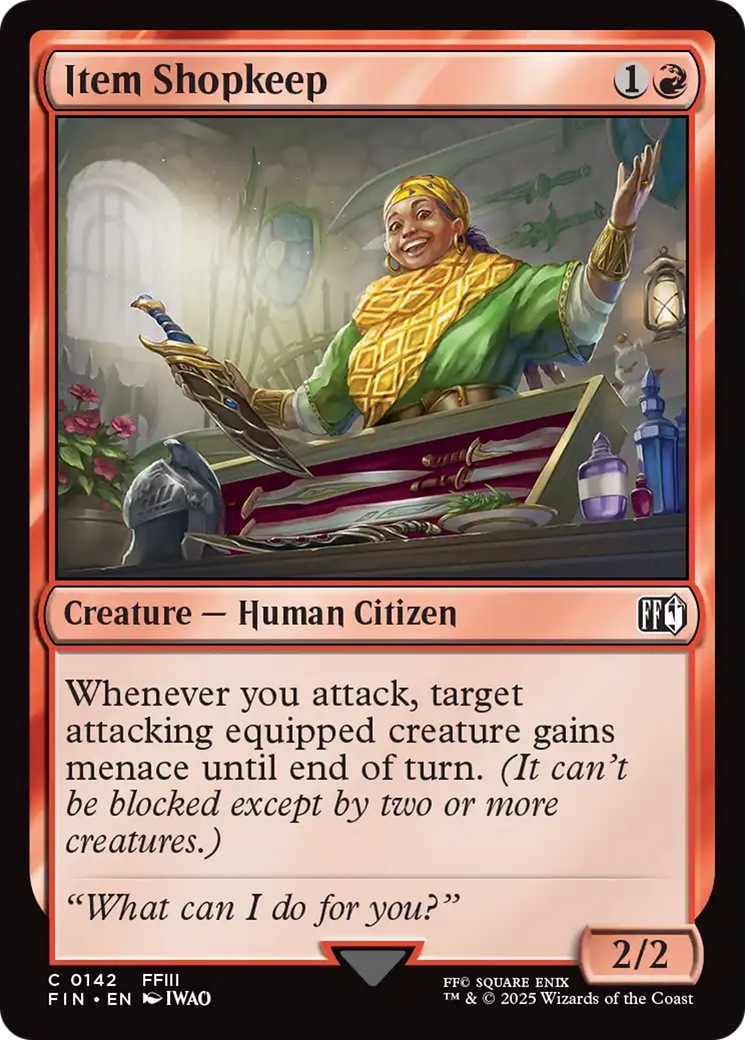 Item Shopkeep (FIN-142) - FINAL FANTASY