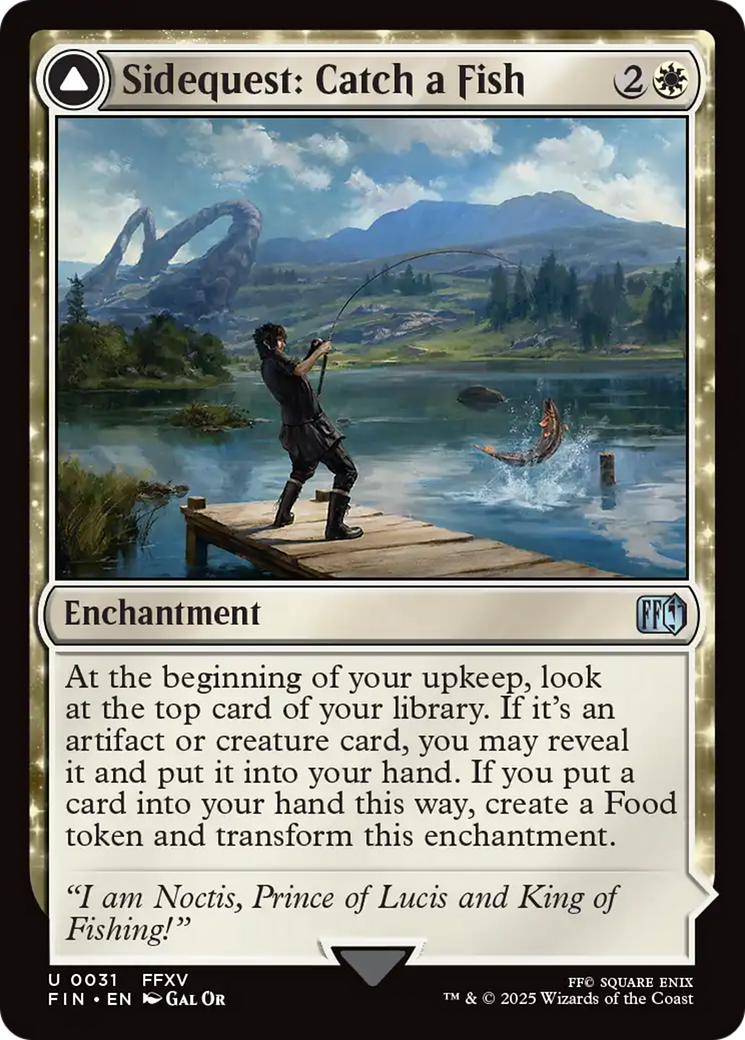Sidequest: Catch a Fish // Cooking Campsite (FIN-031) - FINAL FANTASY: (enchantment)