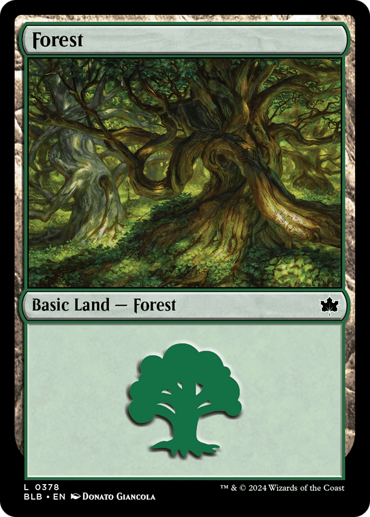 Forest (BLB-378) - Bloomburrow Foil