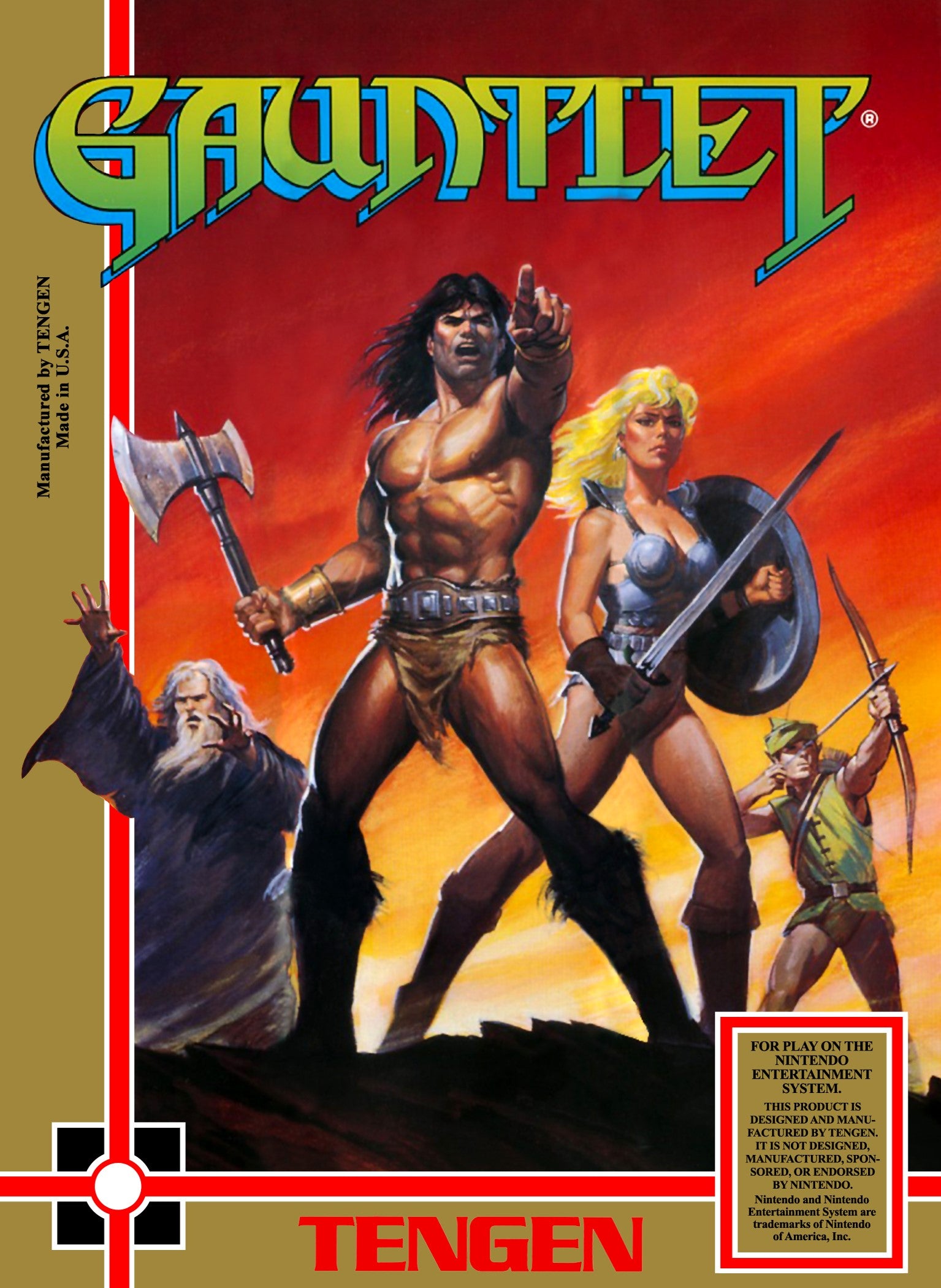 Gauntlet - Nintendo (NES)