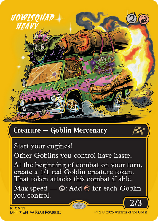 Howlsquad Heavy (DFT-541) - Aetherdrift (Borderless) Foil