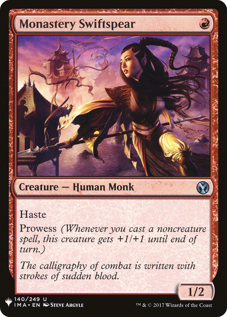 Monastery Swiftspear (LIST-140) - The List