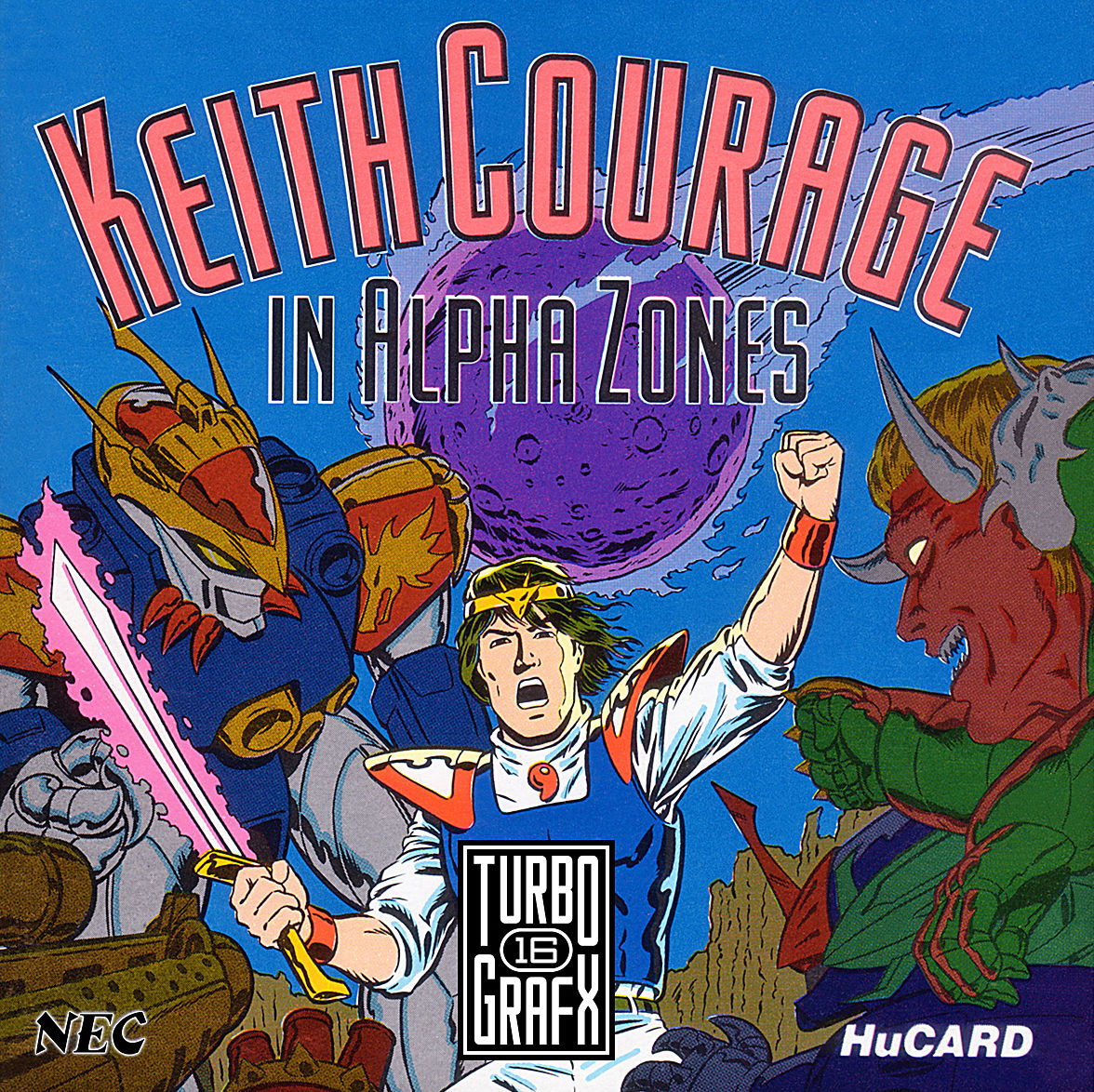 Keith Courage in Alpha Zones - TurboGrafx-16