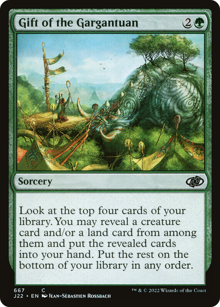 Gift of the Gargantuan (J22-667) - Jumpstart 2022
