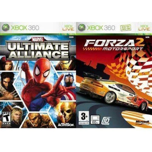 Marvel Ultimate Alliance & Forza Motorsport 2 - Xbox 360