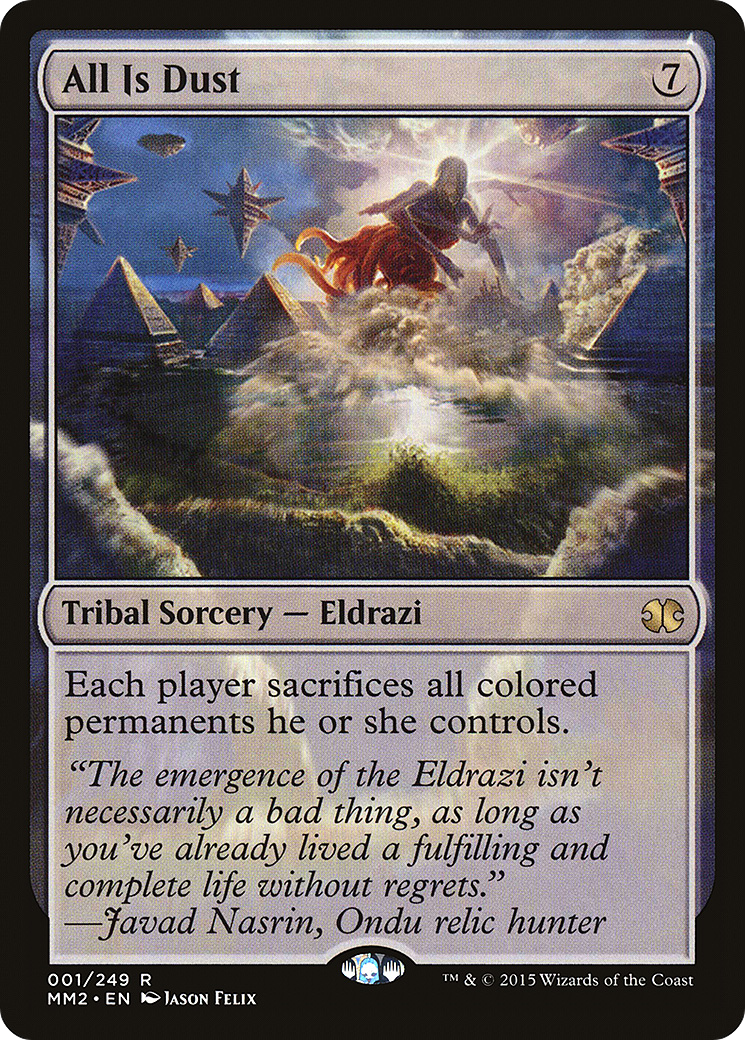 All Is Dust (MM2-001) - Modern Masters 2015 Foil