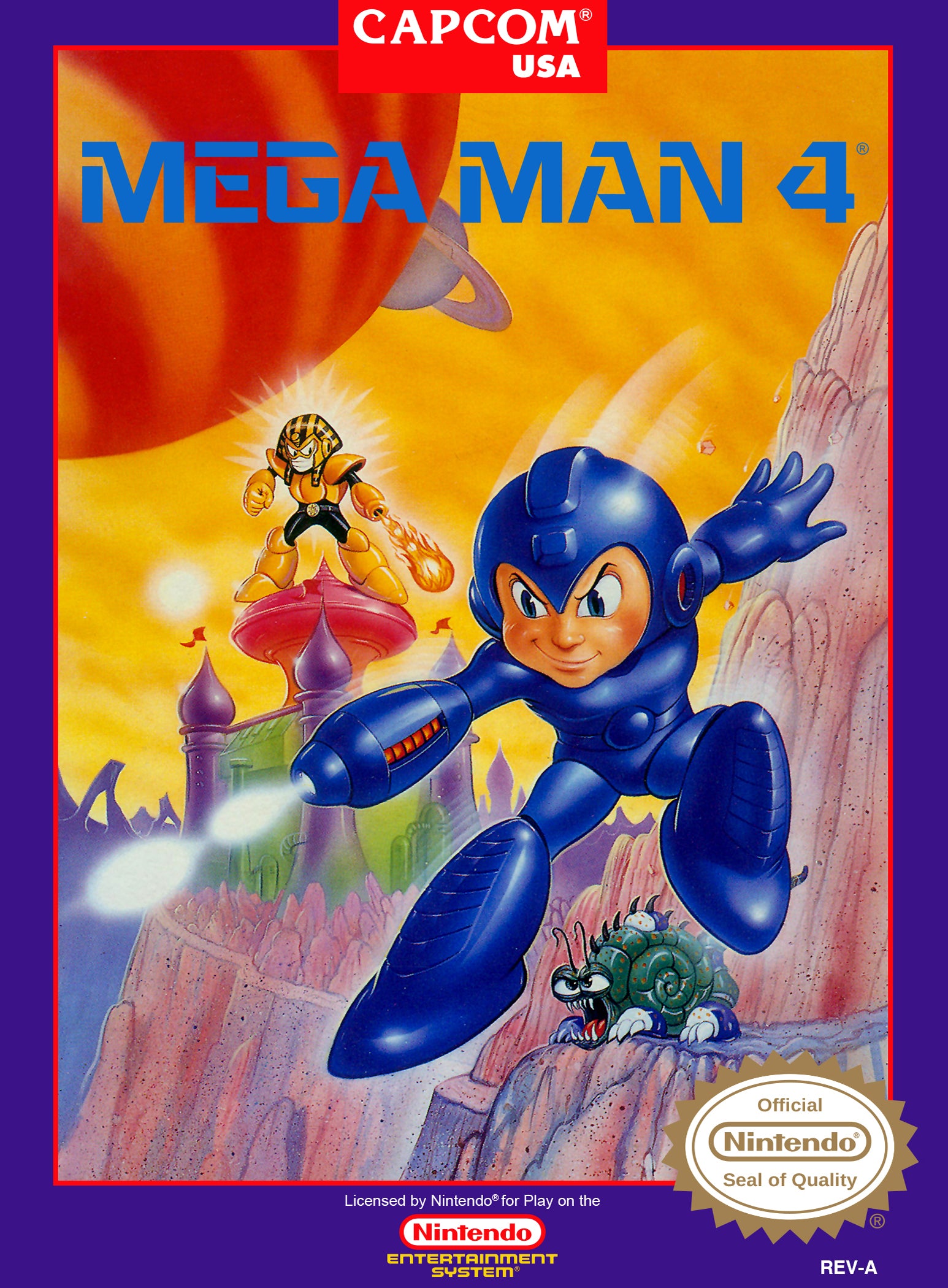 Mega Man 4 - Nintendo (NES)