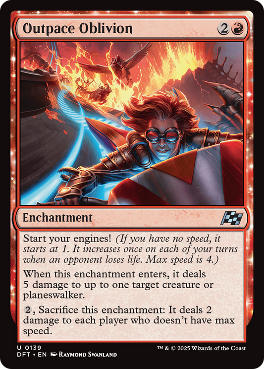 Outpace Oblivion (DFT-139) - Aetherdrift: (enchantment)