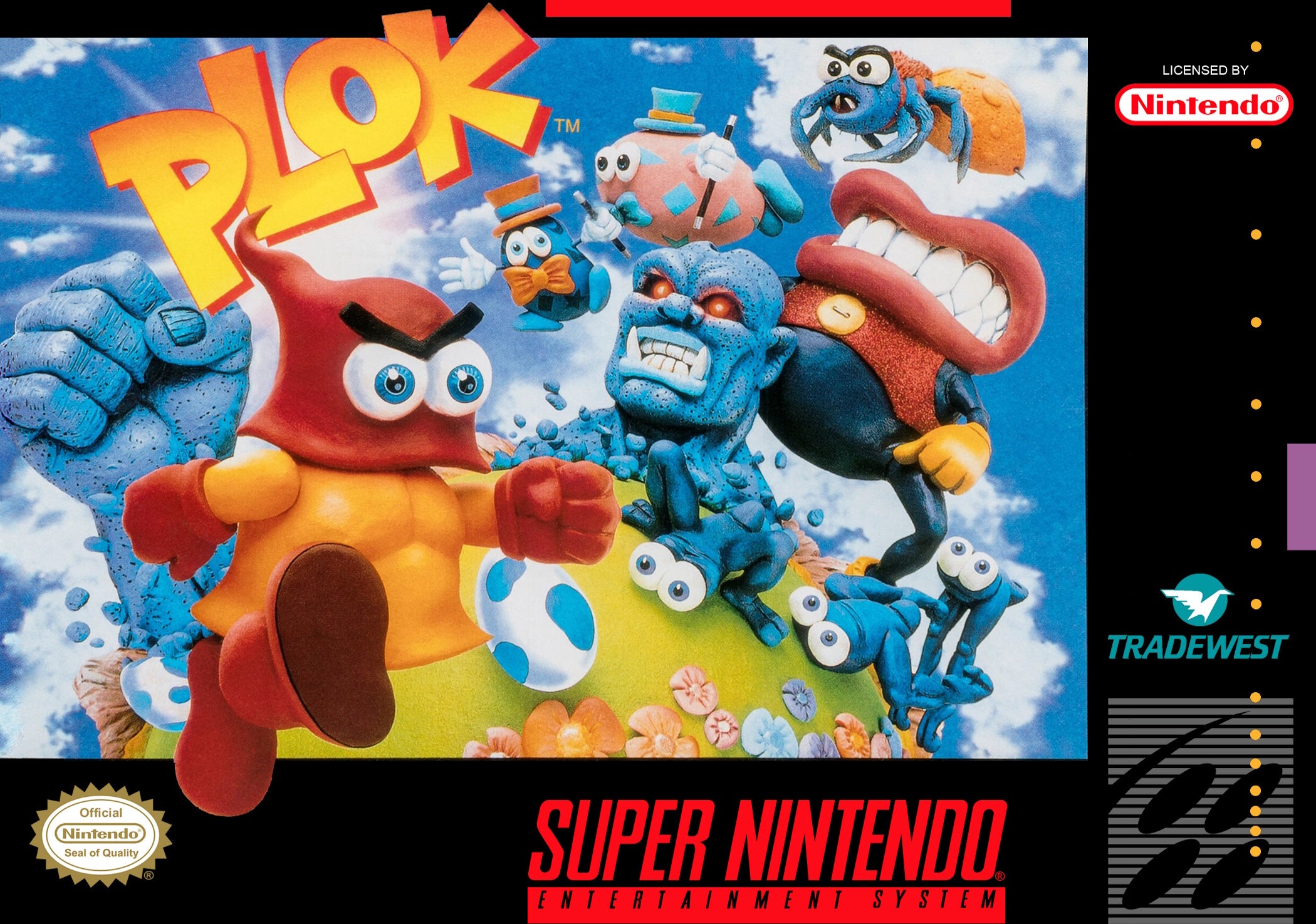 Plok- Super Nintendo (SNES)