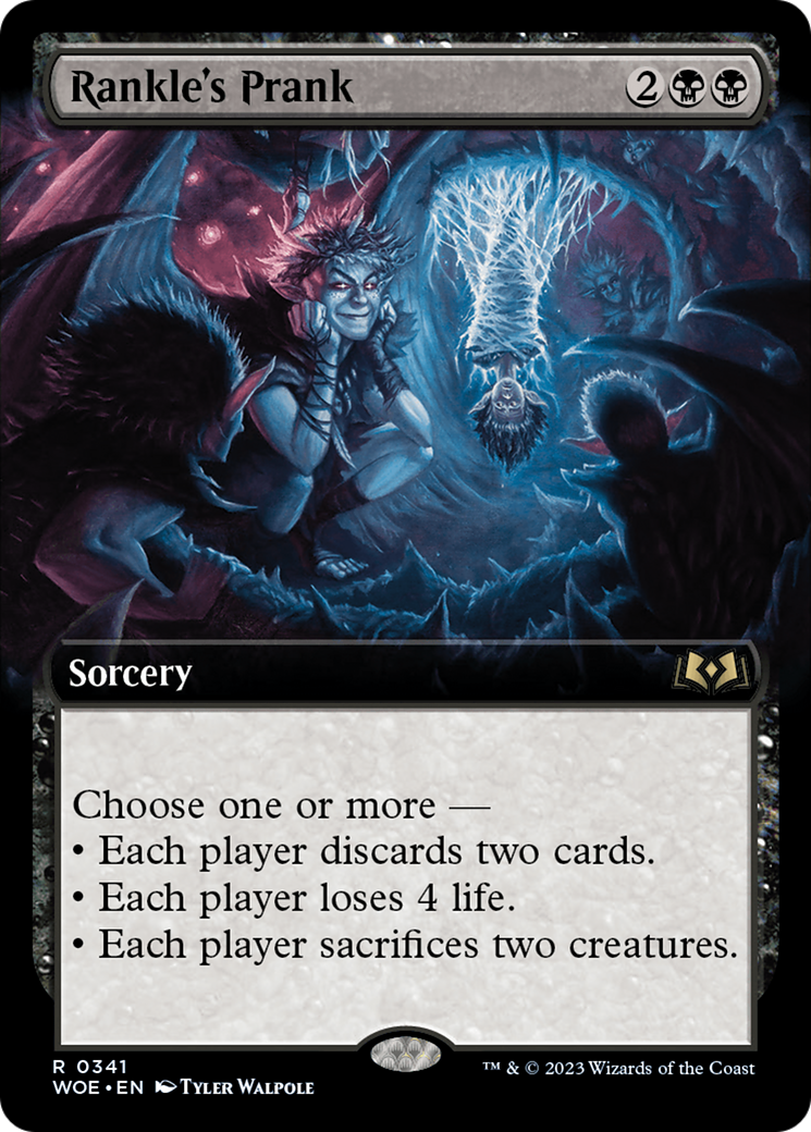 Rankle's Prank (WOE-341) - Wilds of Eldraine: (Extended Art)