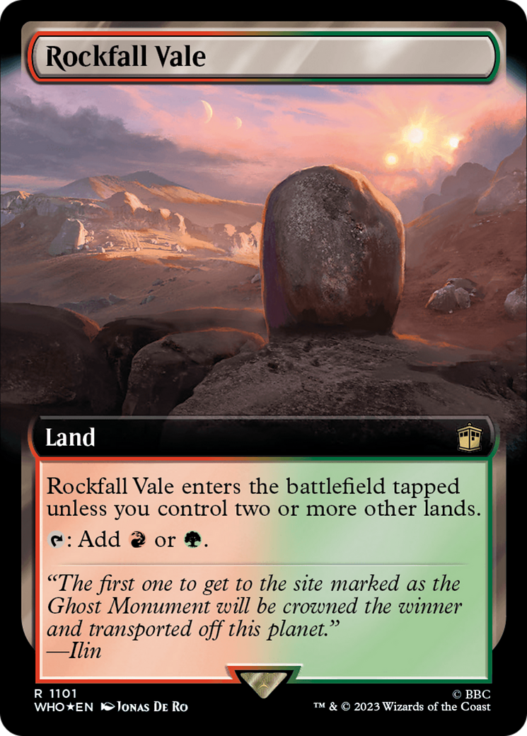 Rockfall Vale (WHO-1101) - Doctor Who: (Extended Art) Foil