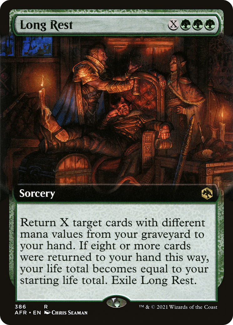 Long Rest (AFR-386) - Adventures in the Forgotten Realms: (Extended Art)