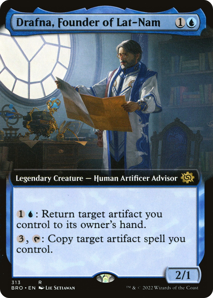 Drafna, Founder of Lat-Nam (BRO-313) - The Brothers' War: (Extended Art) Foil
