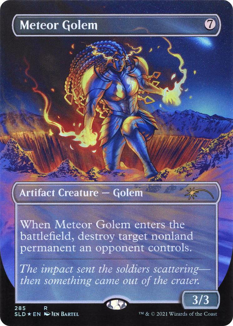 Meteor Golem (285) (SLD-285) - Secret Lair Drop (Borderless)