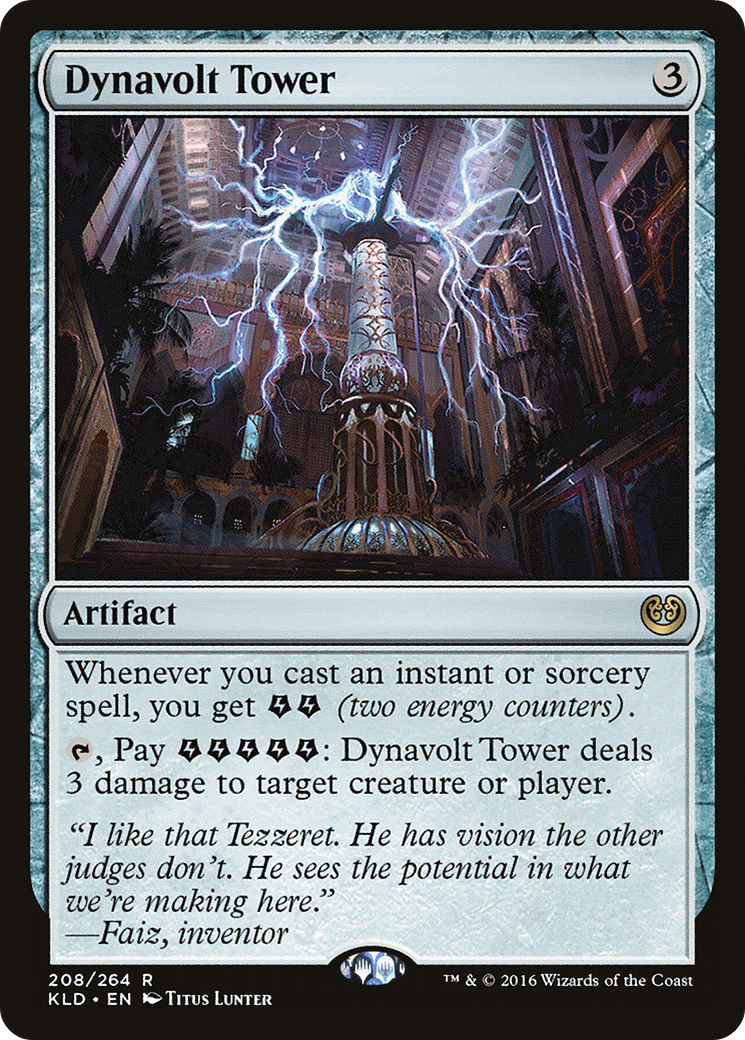 Dynavolt Tower (KLD-208) - Kaladesh Foil