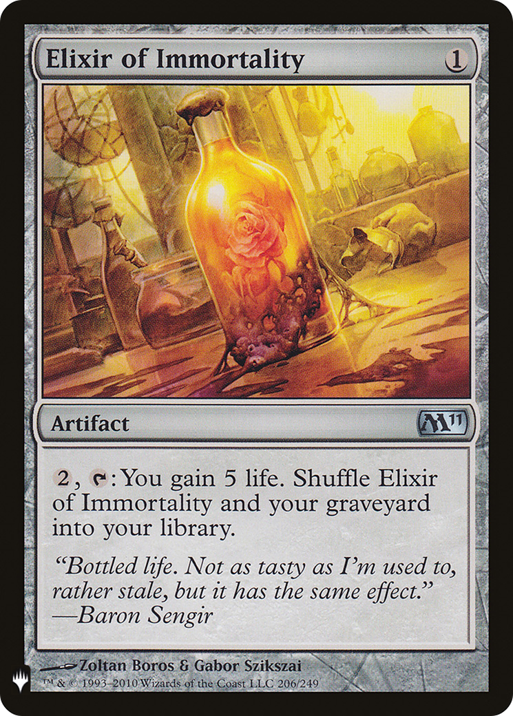 Elixir of Immortality (LIST-206) - The List