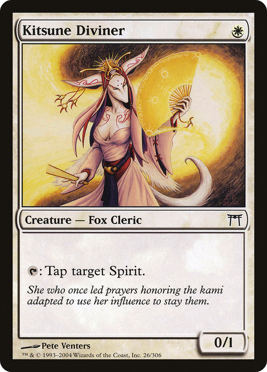 Kitsune Diviner (CHK-026) - Champions of Kamigawa Foil